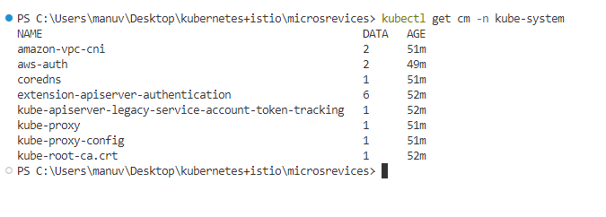 cm kube system