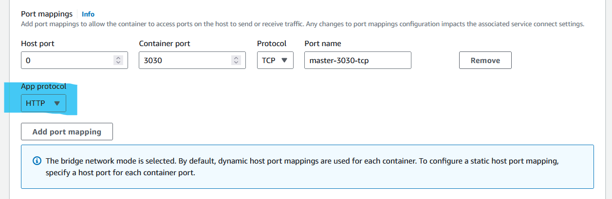 task update service connect