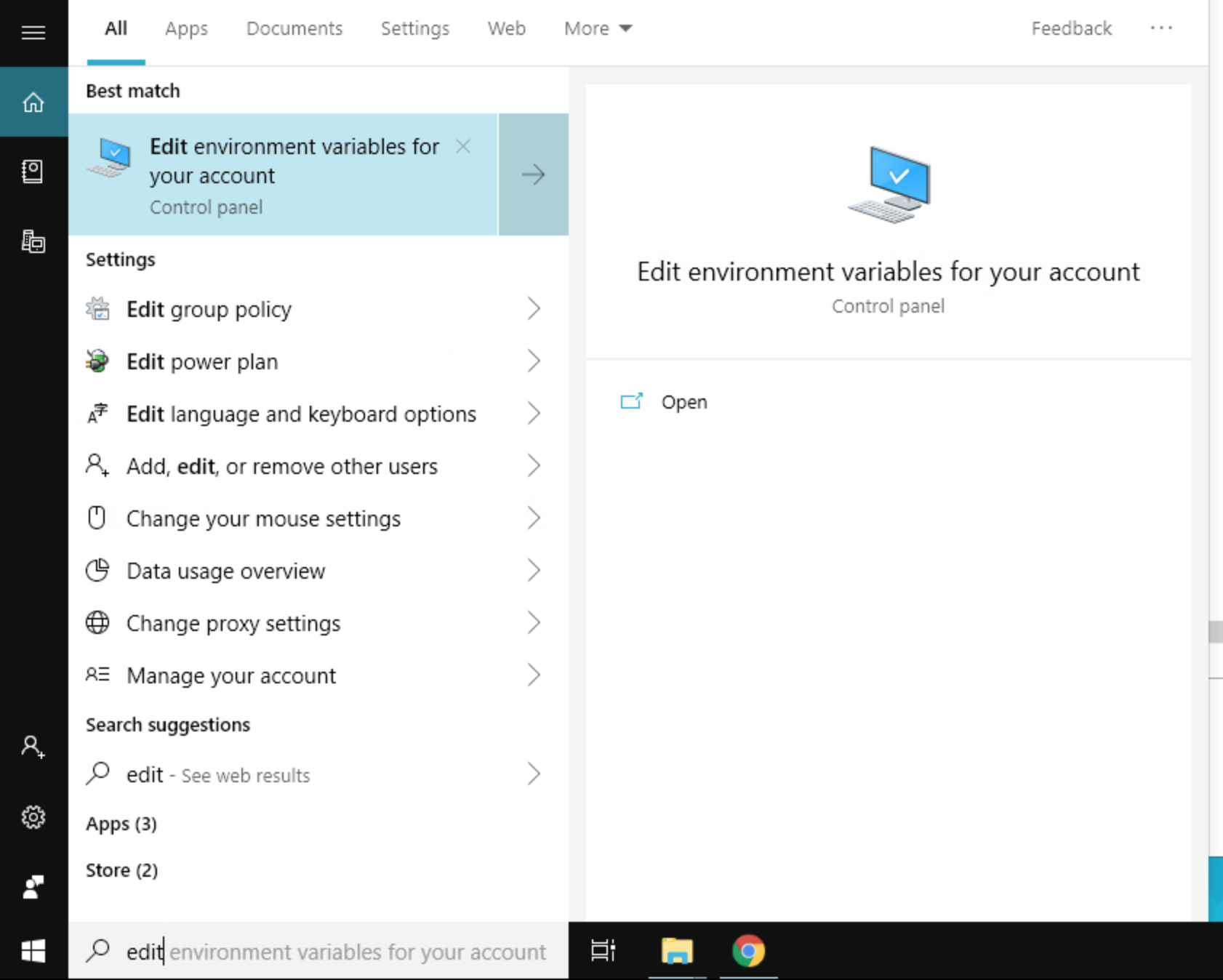 windows10 search
